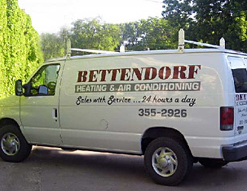 bettendorf heating service truck