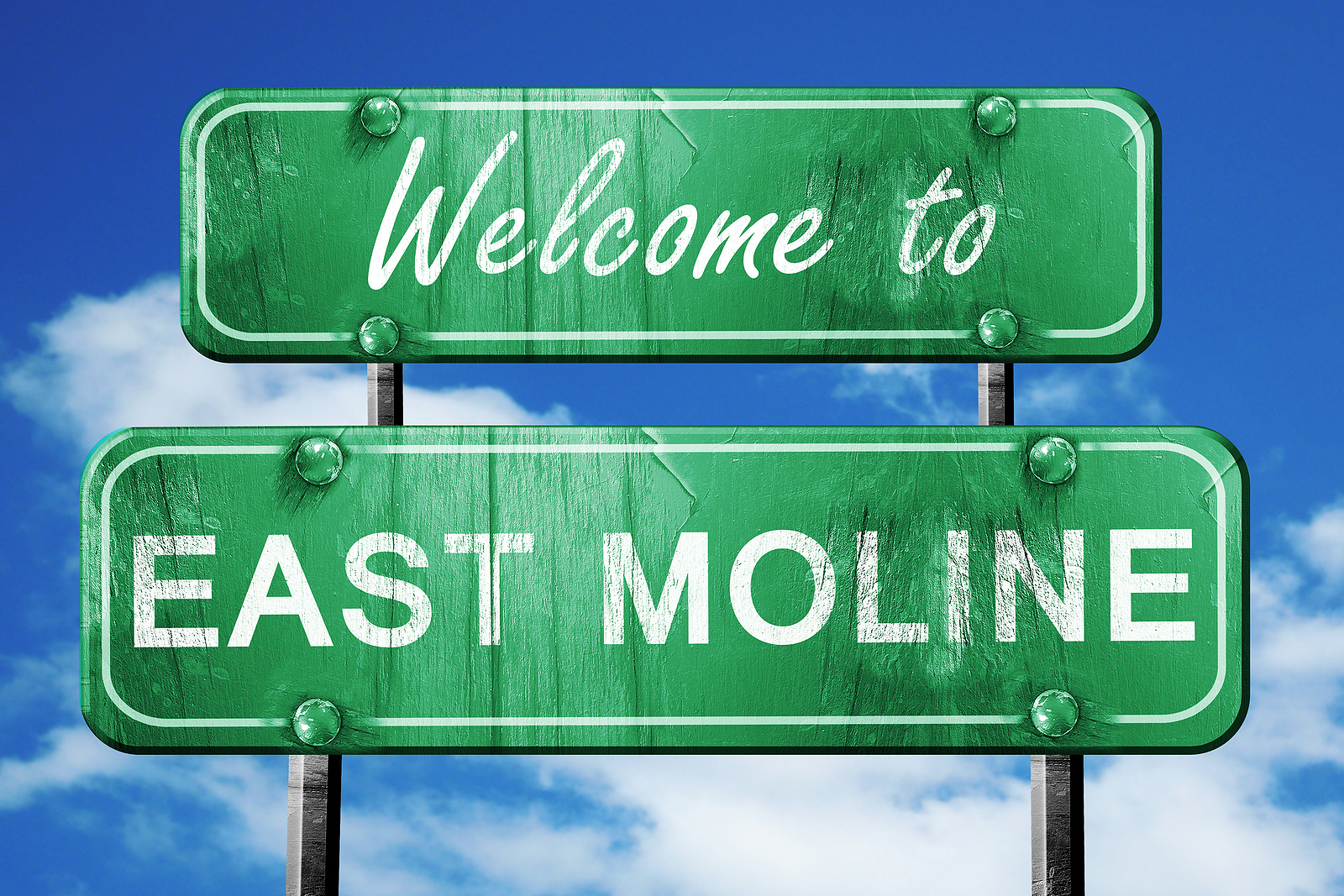 East moline street sign